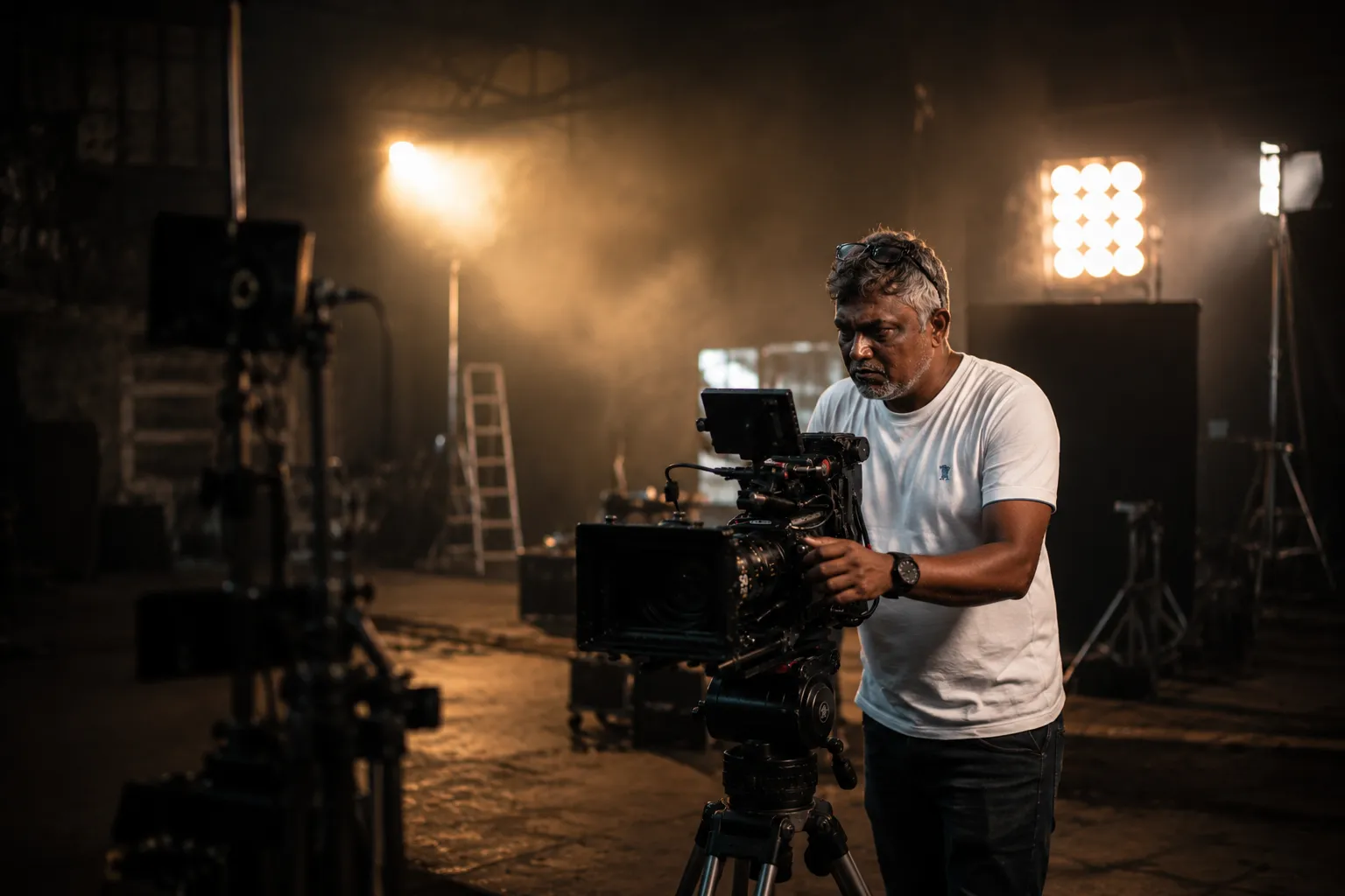 Cinematic film production set